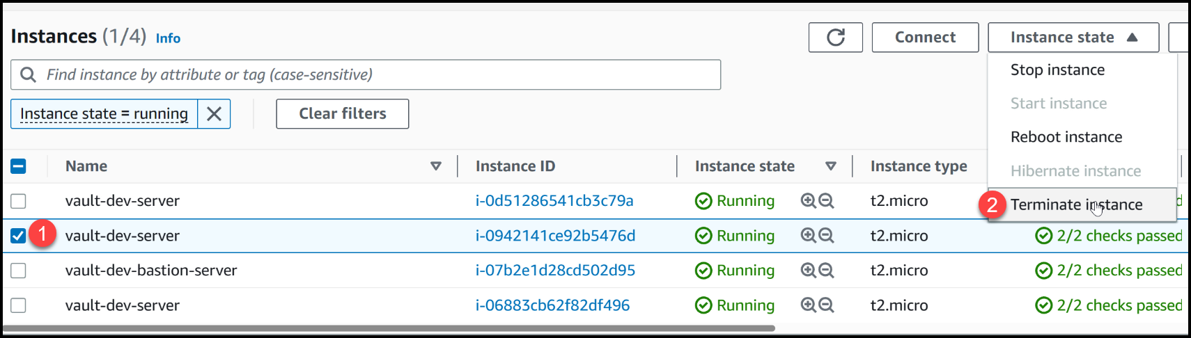 Terminating the Leader