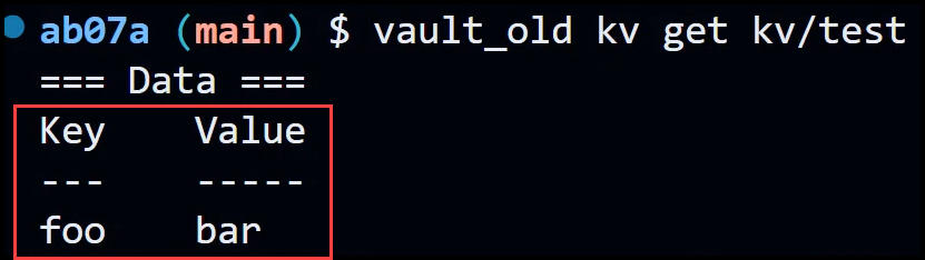Vault Storage Backend Migration from Consul to Integrated Storage (RAFT) 22 The secret is stored successfully