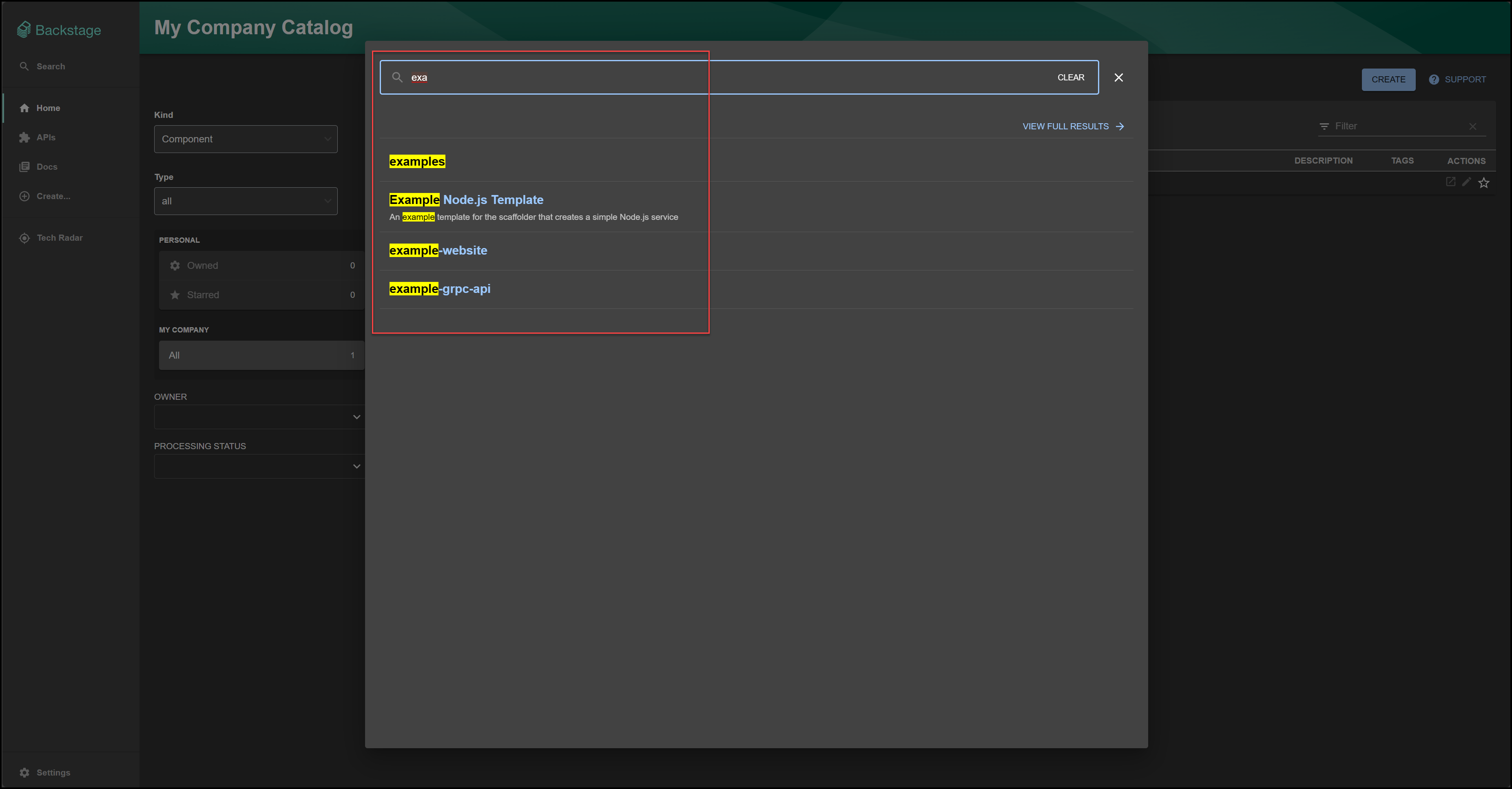 Unlock Hidden Perks in Your Backstage Software Catalog 47 Great Search Capabilities