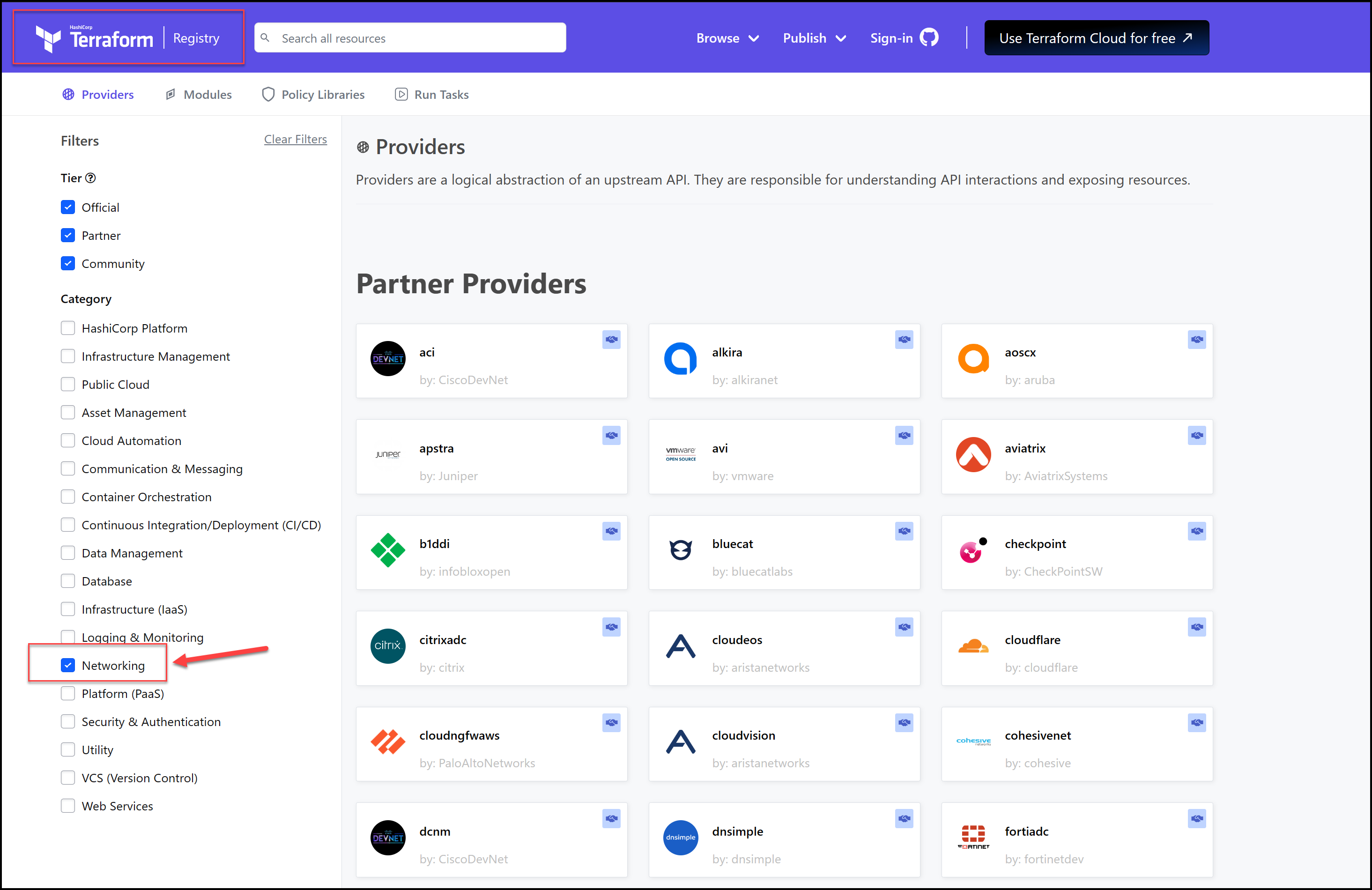 From Network Engineer to DevOps: A Tale of Transformation & Triumph 6 Terraform Registry for Network Providers