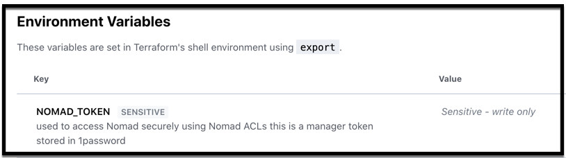 Webblog App Part 4 – HashiStack – Nomad Consul Vault Terraform 20 Terraform Environment Variables to Access Nomad