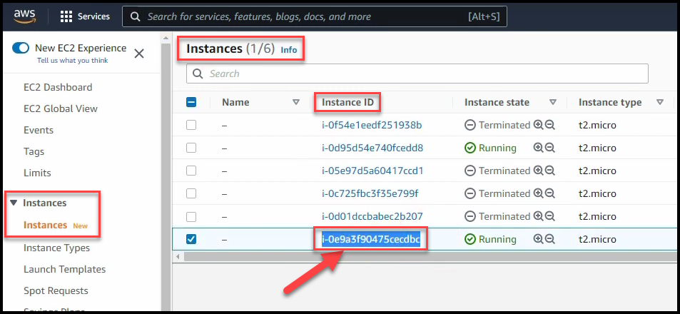 Terraform Import Example - AWS EC2 Instance 11 Where to find the Instance ID in AWS