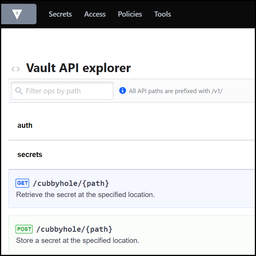 HashiCorp Vault API Tutorial and Pro Tips 11 The Vault API Explorer